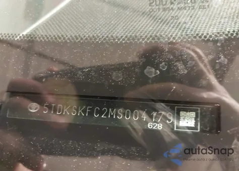 2021 Toyota Sienna Le из США, поврежденный, VIN 5TDKSKFC2MS004179